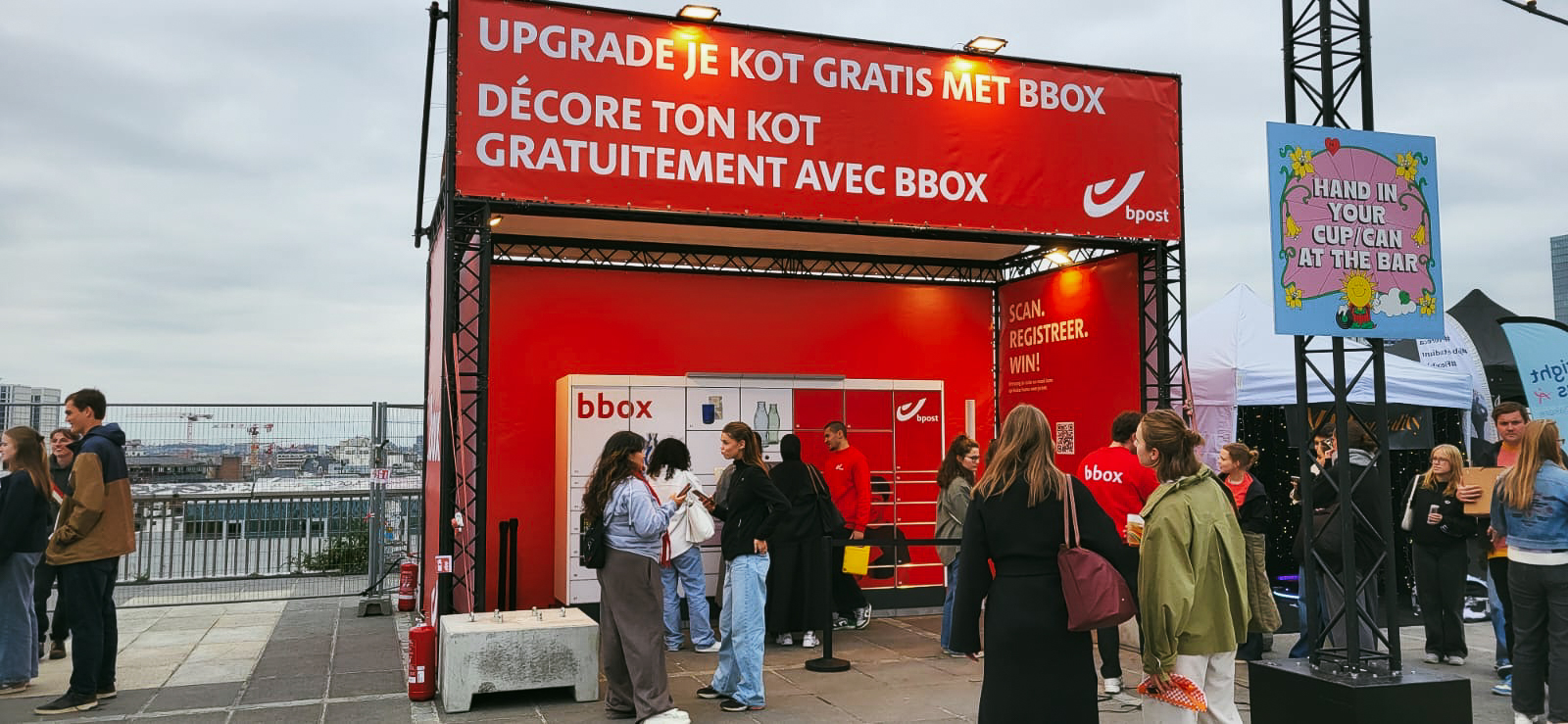 bpost décore le kot des étudiants 